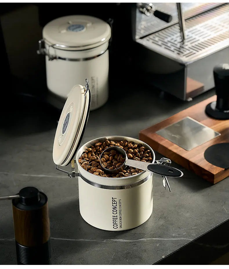 Airtight Vacuum Coffee Canister