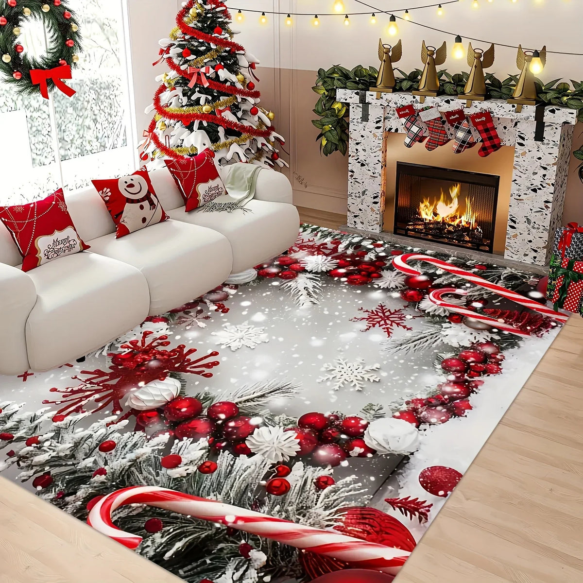 Christmas Festive Area Rug