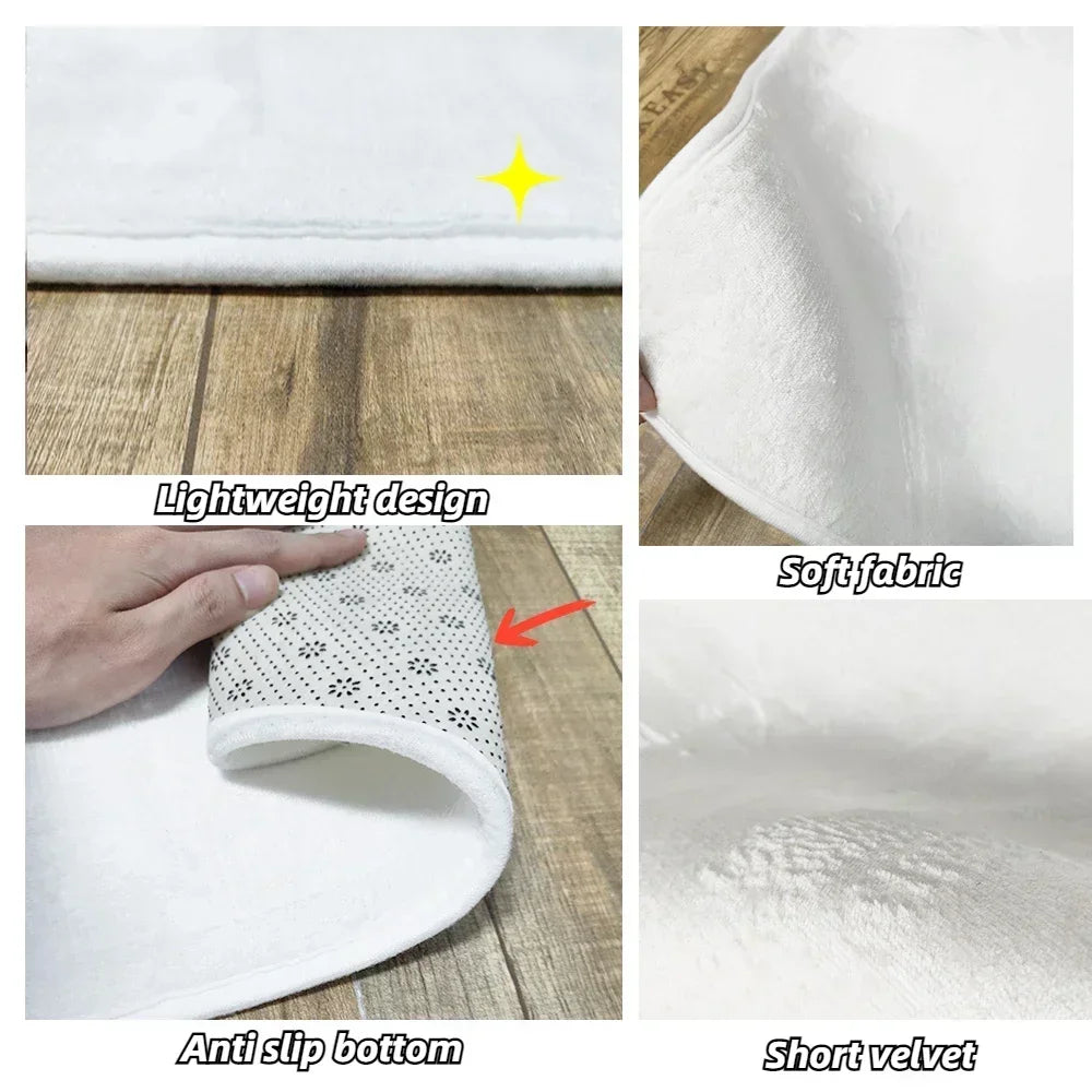 Anti-Slip Abstract Human-Shaped Carpet