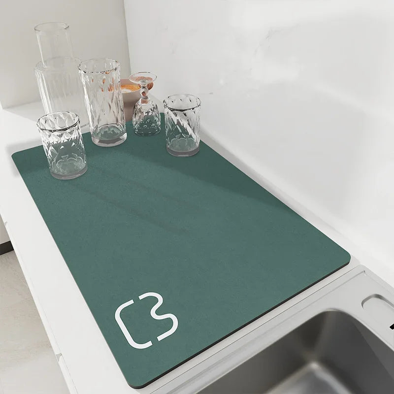 Quick-Drying Kitchen Dish Drying Mat