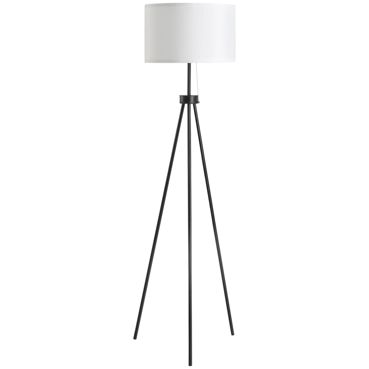 Tripod Floor Lamp with Fabric Shade
