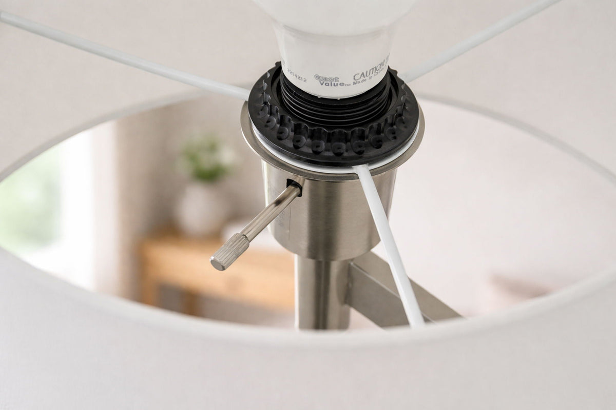Horizon Table Lamp with Linen Shade
