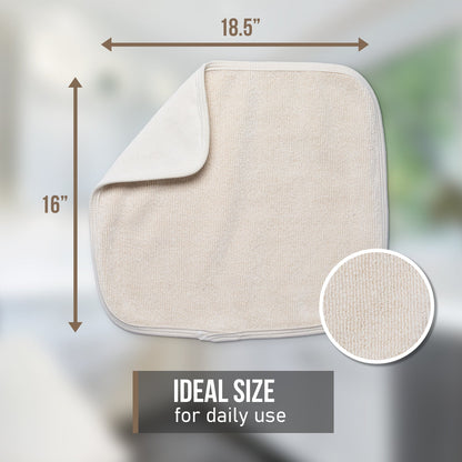 Cotton Dish Drying Mat & Pot Holder Set