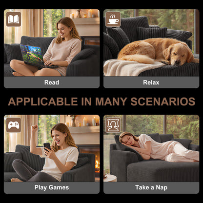 Deep Seat Sleeper Couch for Living Room