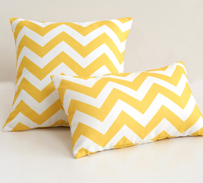 Waterproof Outdoor Striped Throw Pillow with Insert