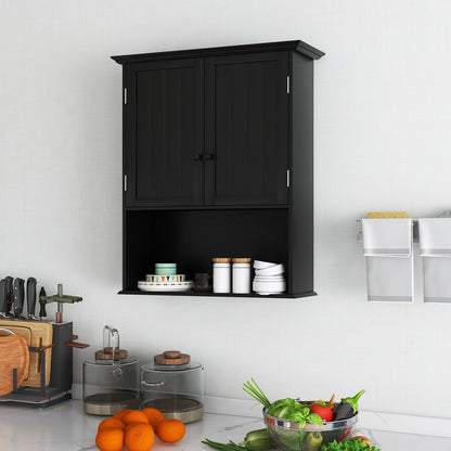 Wall Mount Bathroom Storage Cabinet with Open Shelf