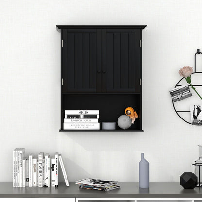 Wall Mount Bathroom Storage Cabinet with Open Shelf