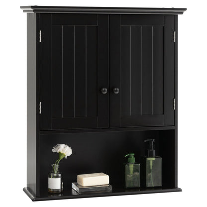 Wall Mount Bathroom Storage Cabinet with Open Shelf