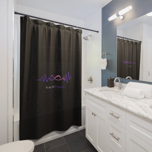 In My Own Frequency Shower Curtain