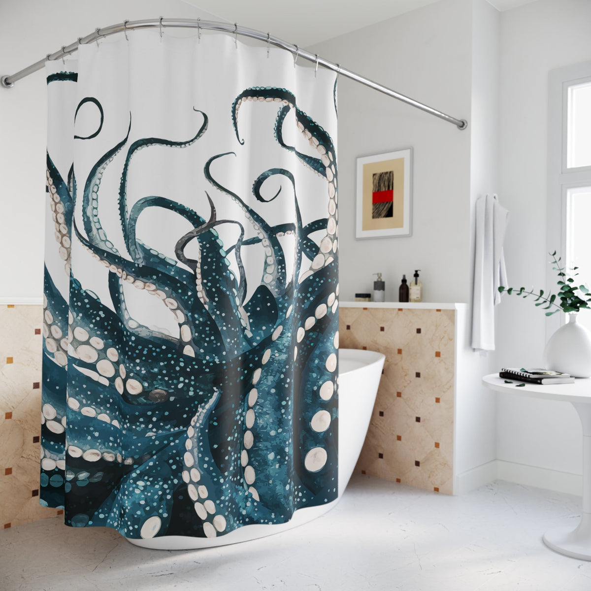 Artistic Octopus Shower Curtain