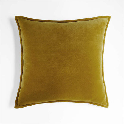 Fancy & Stacy Dark Grey Velvet Throw Pillow