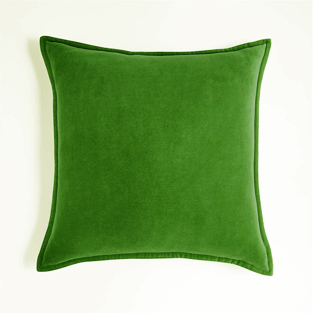 Fancy & Stacy Dark Grey Velvet Throw Pillow