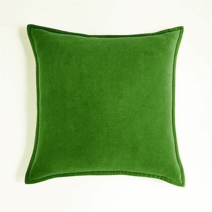 Fancy & Stacy Dark Grey Velvet Throw Pillow