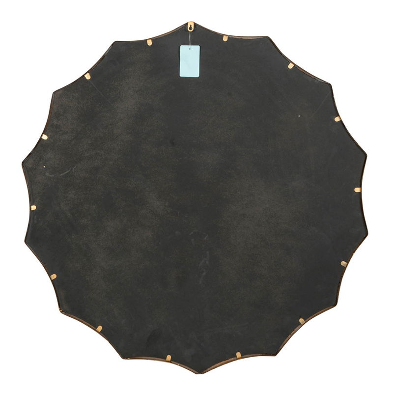 Round Sunburst Wall Mirror