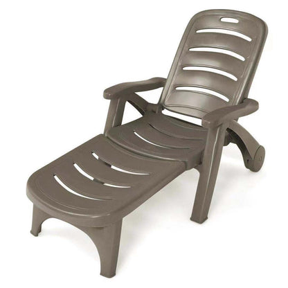 Adjustable Folding Lounger Chaise Chair
