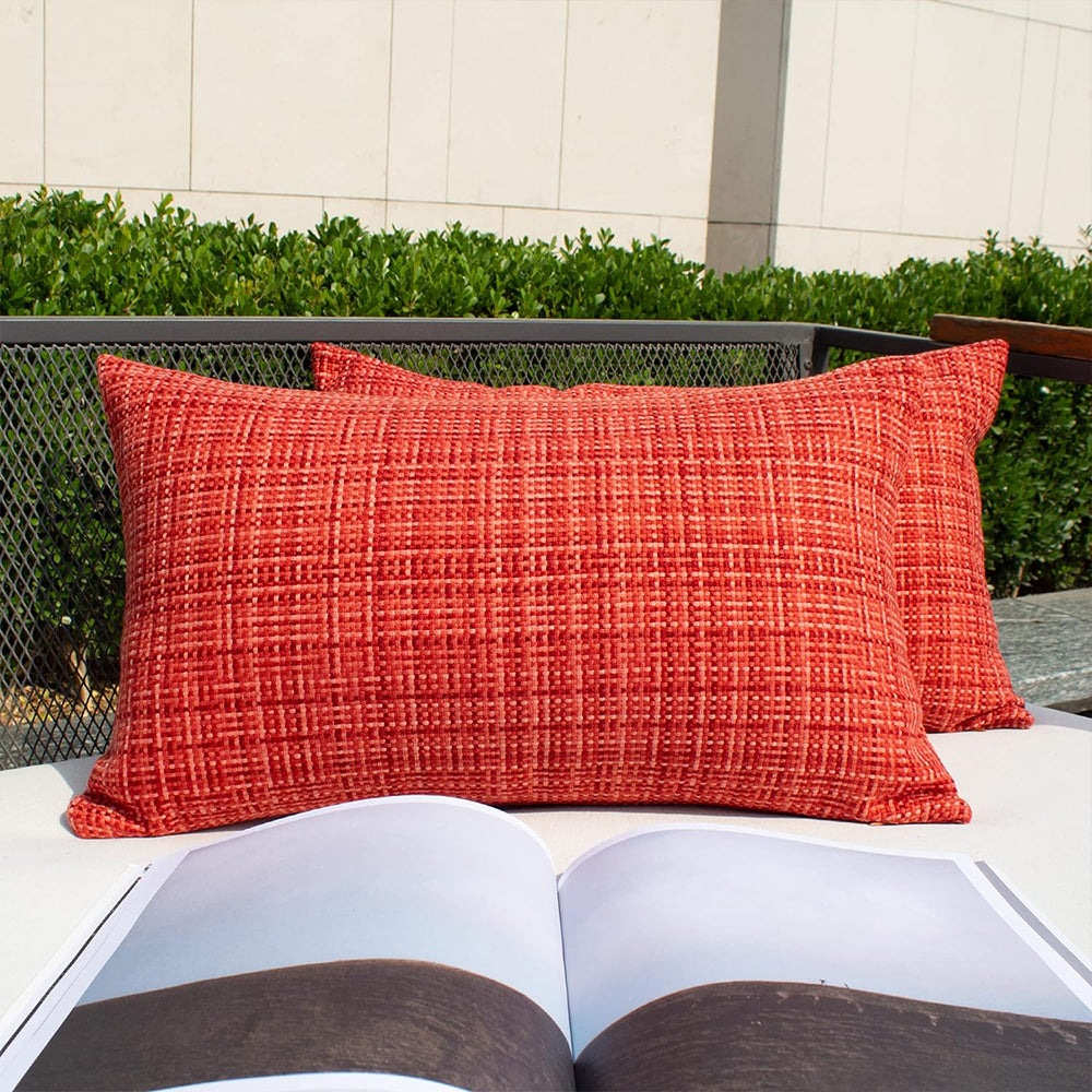 Premium Waterproof Outdoor Throw Pillow with Insert