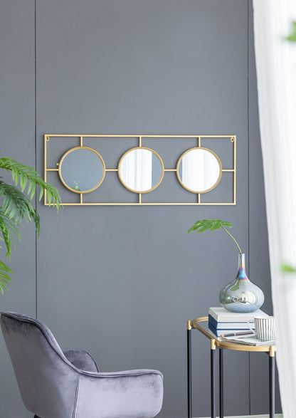 3-Piece Rectangular Wall Mirror Set