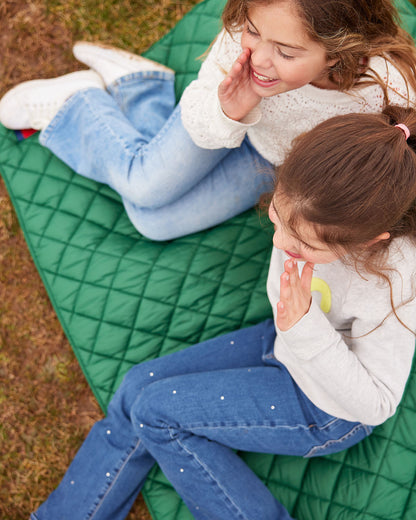 Waterproof Puffer Blanket With Pockets