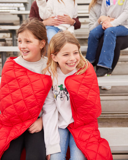 Waterproof Puffer Blanket With Pockets