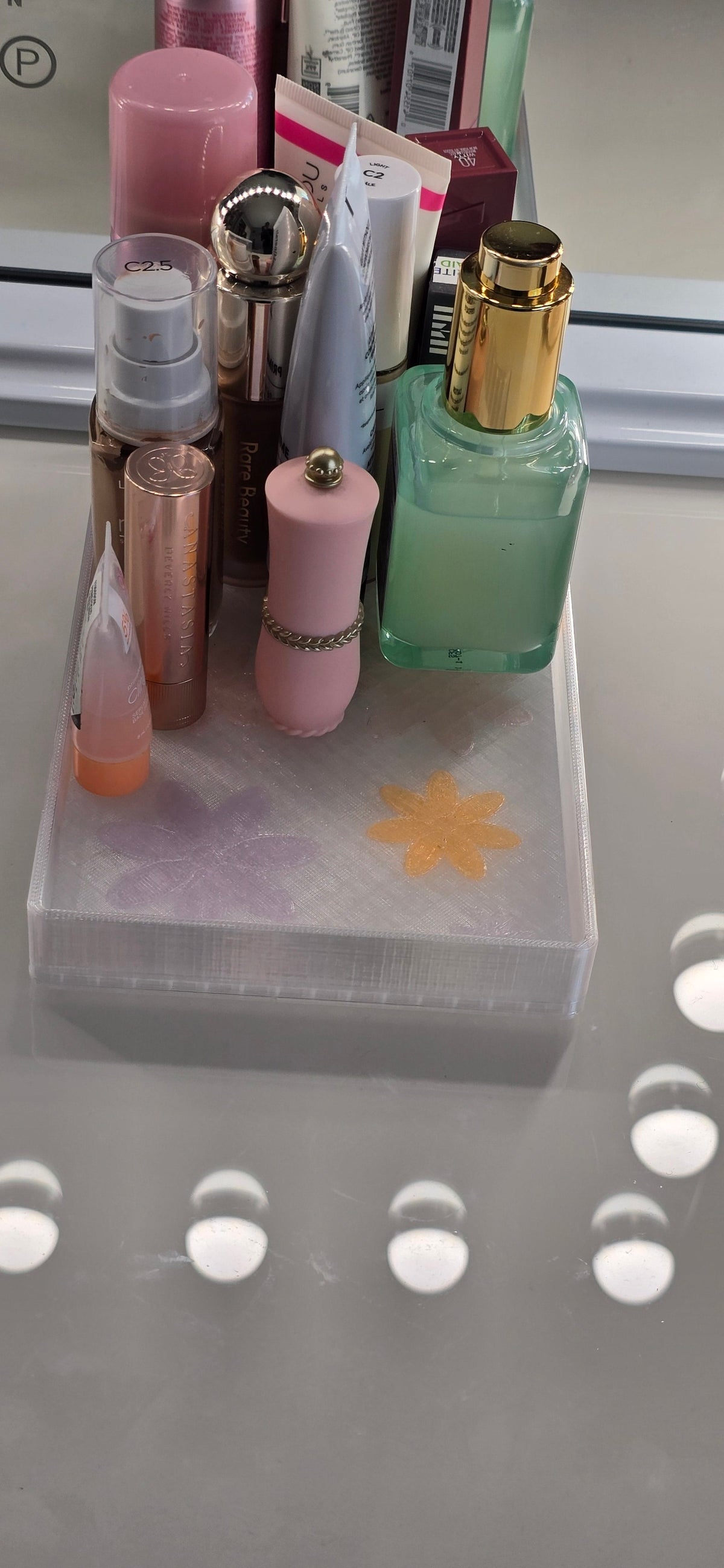 Bloom Frost Vanity Tray