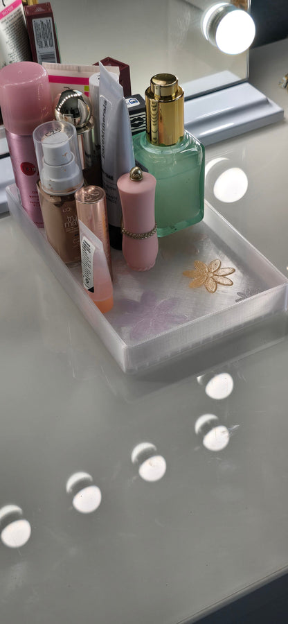 Bloom Frost Vanity Tray