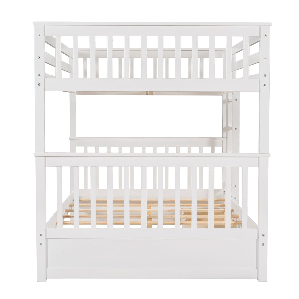 Bunk Bed With Ladders & 2 Storage Drawers