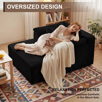 Deep Seat Sleeper Couch for Living Room
