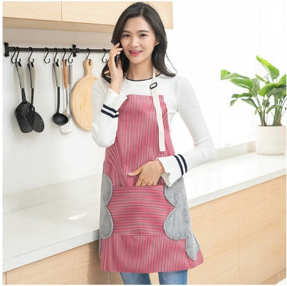 Women's Waterproof Kitchen Apron with Pocket