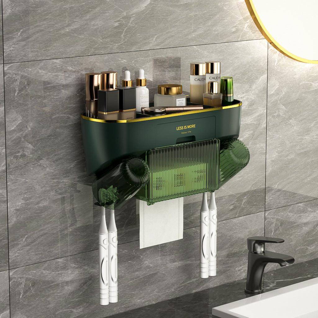 Perforation-Free Electric Toothbrush Holder