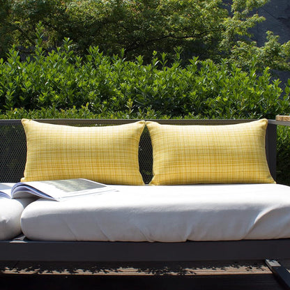 Premium Waterproof Outdoor Throw Pillow with Insert