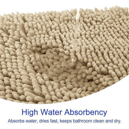 3 Piece Chenille Bathroom Rug Set