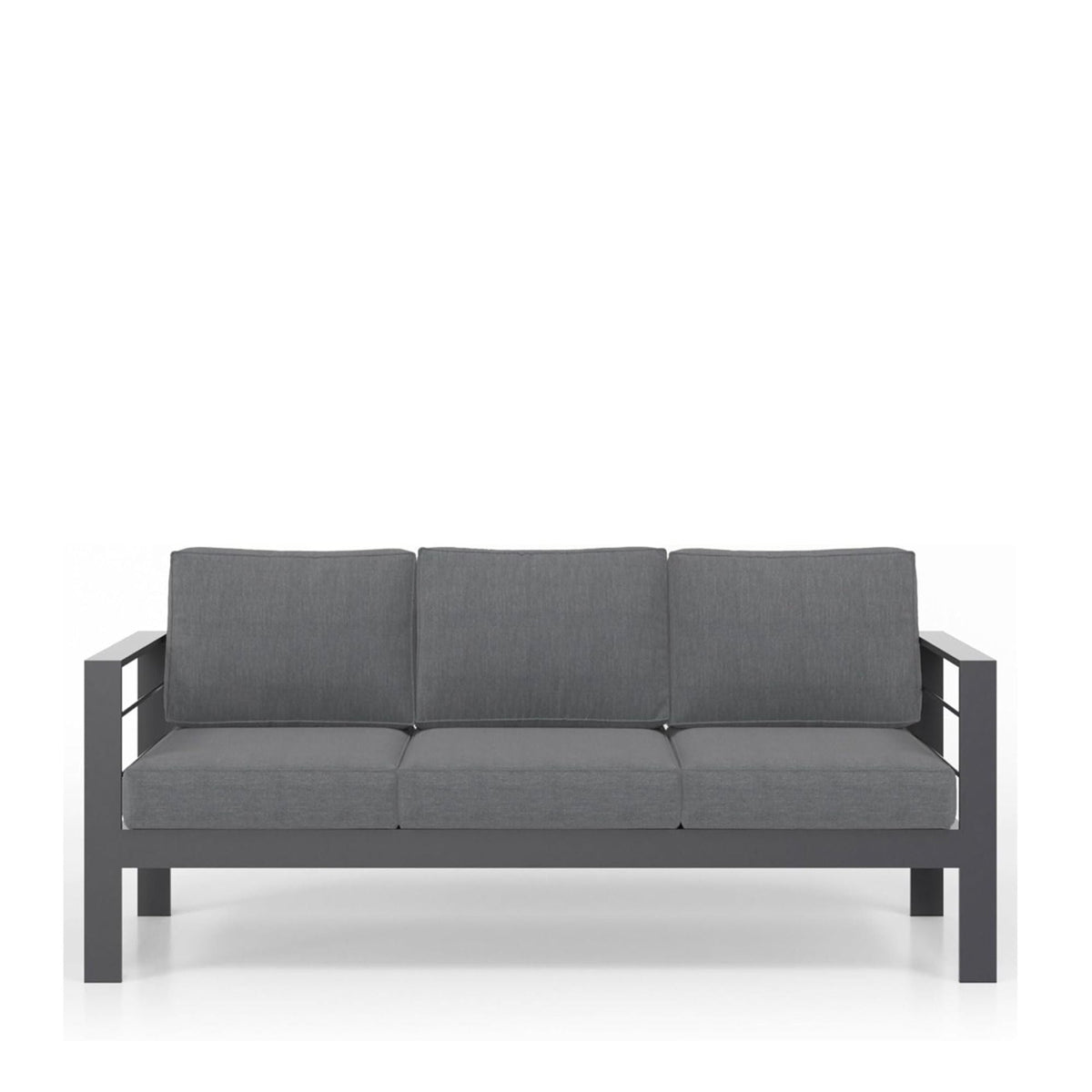 3-Seat All-Weather Patio Sofa with Cushions