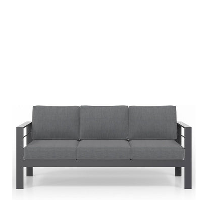 3-Seat All-Weather Patio Sofa with Cushions