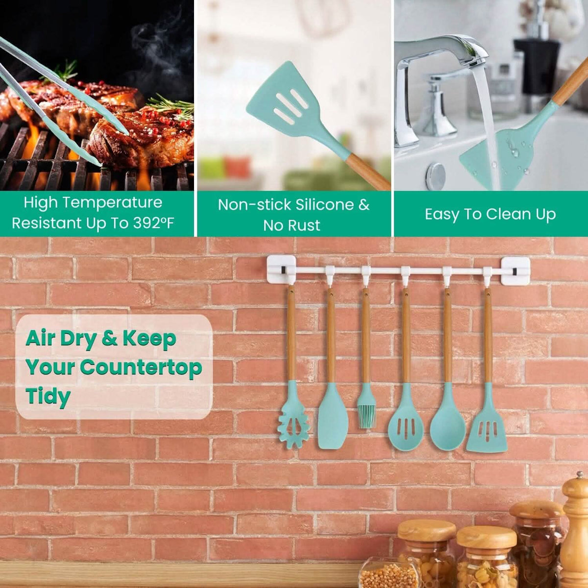 35-Piece Kitchen Cooking Utensils Set