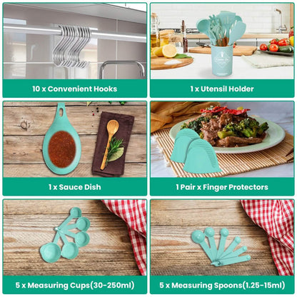 35-Piece Kitchen Cooking Utensils Set