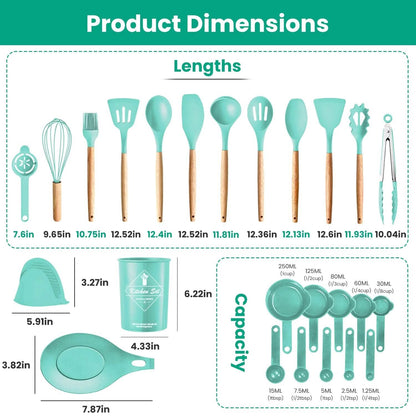 35-Piece Kitchen Cooking Utensils Set