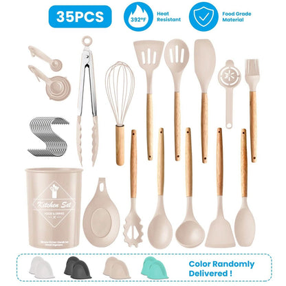 35-Piece Kitchen Cooking Utensils Set