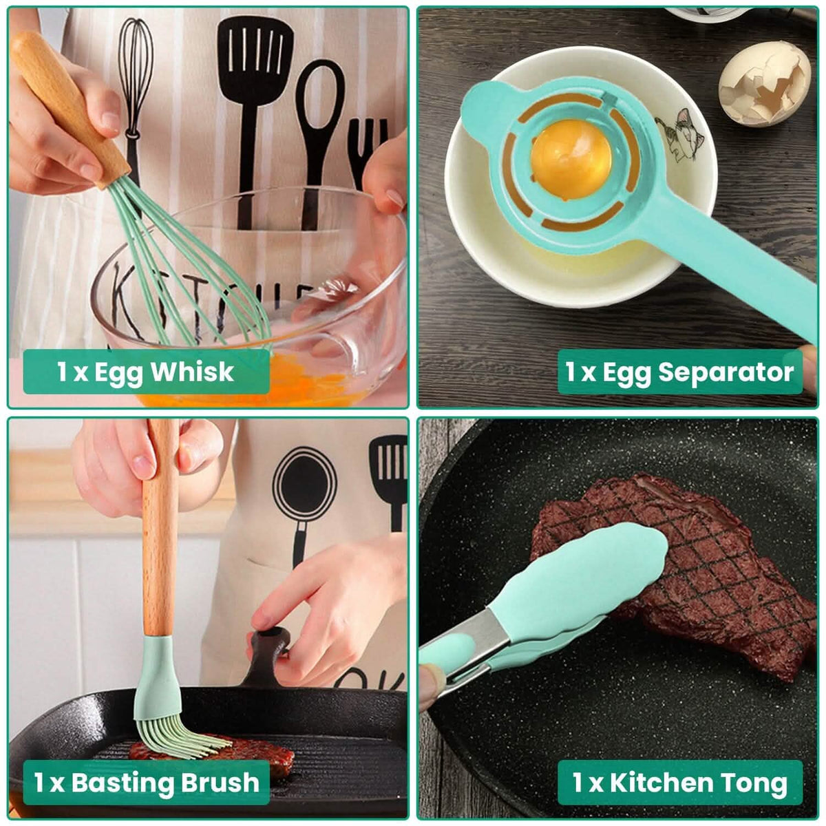 35-Piece Kitchen Cooking Utensils Set