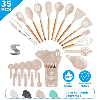 35-Piece Kitchen Cooking Utensils Set