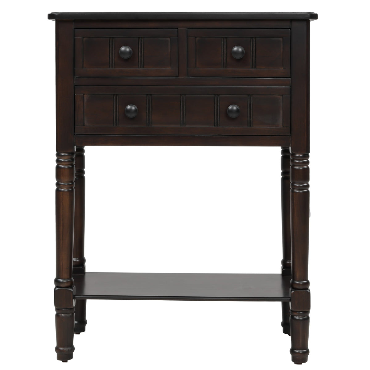 Narrow Console Table with 3 Drawers