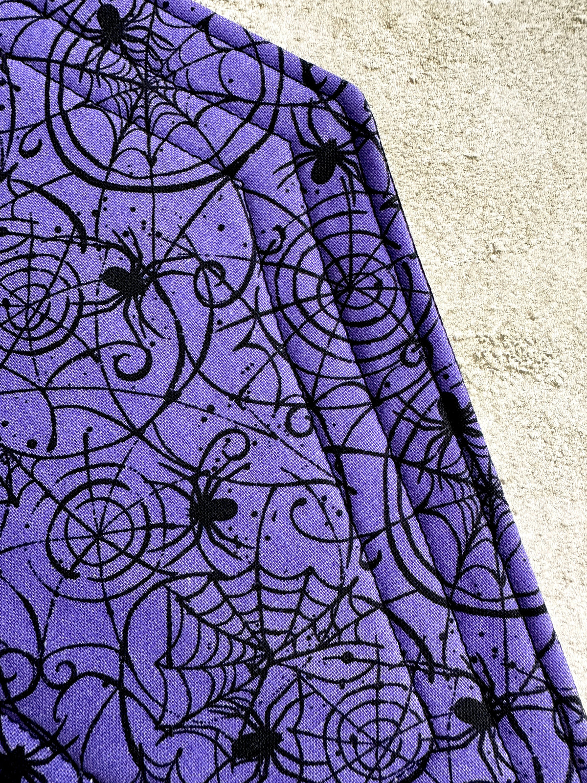 Spiderweb Coffin Mug Rug