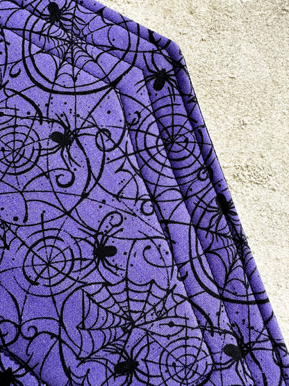 Spiderweb Coffin Mug Rug