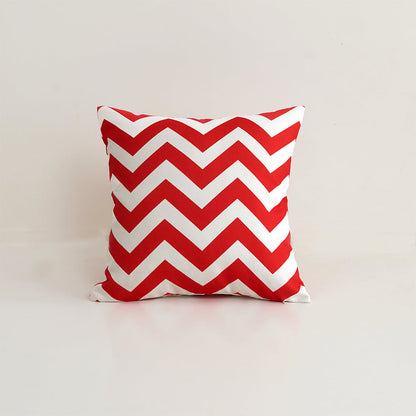 Waterproof Outdoor Striped Throw Pillow with Insert