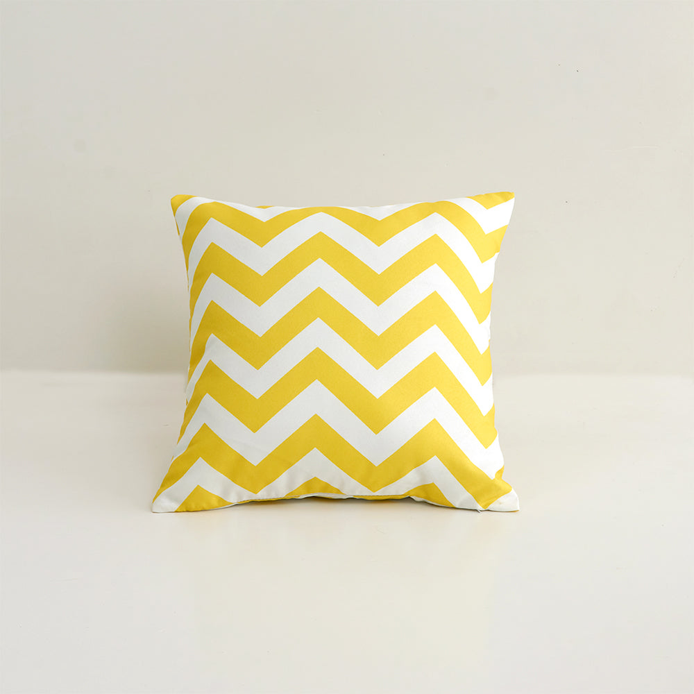 Waterproof Outdoor Striped Throw Pillow with Insert