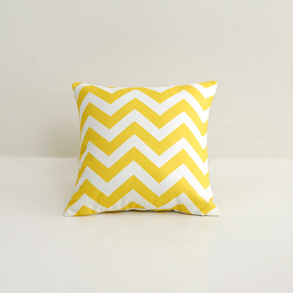 Waterproof Outdoor Striped Throw Pillow with Insert
