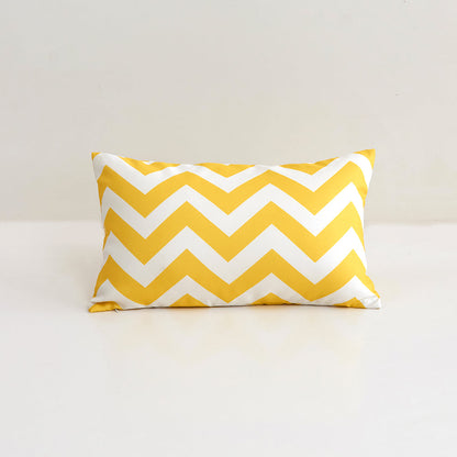 Waterproof Outdoor Striped Throw Pillow with Insert