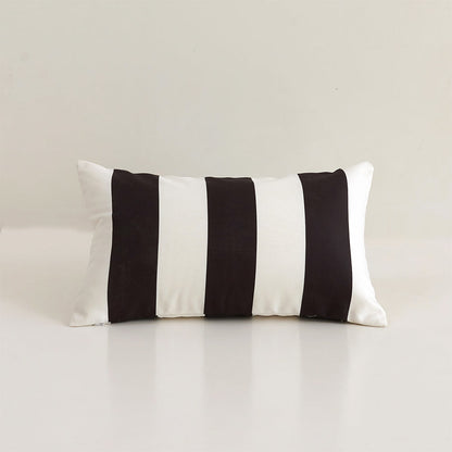 Waterproof Outdoor Striped Throw Pillow with Insert