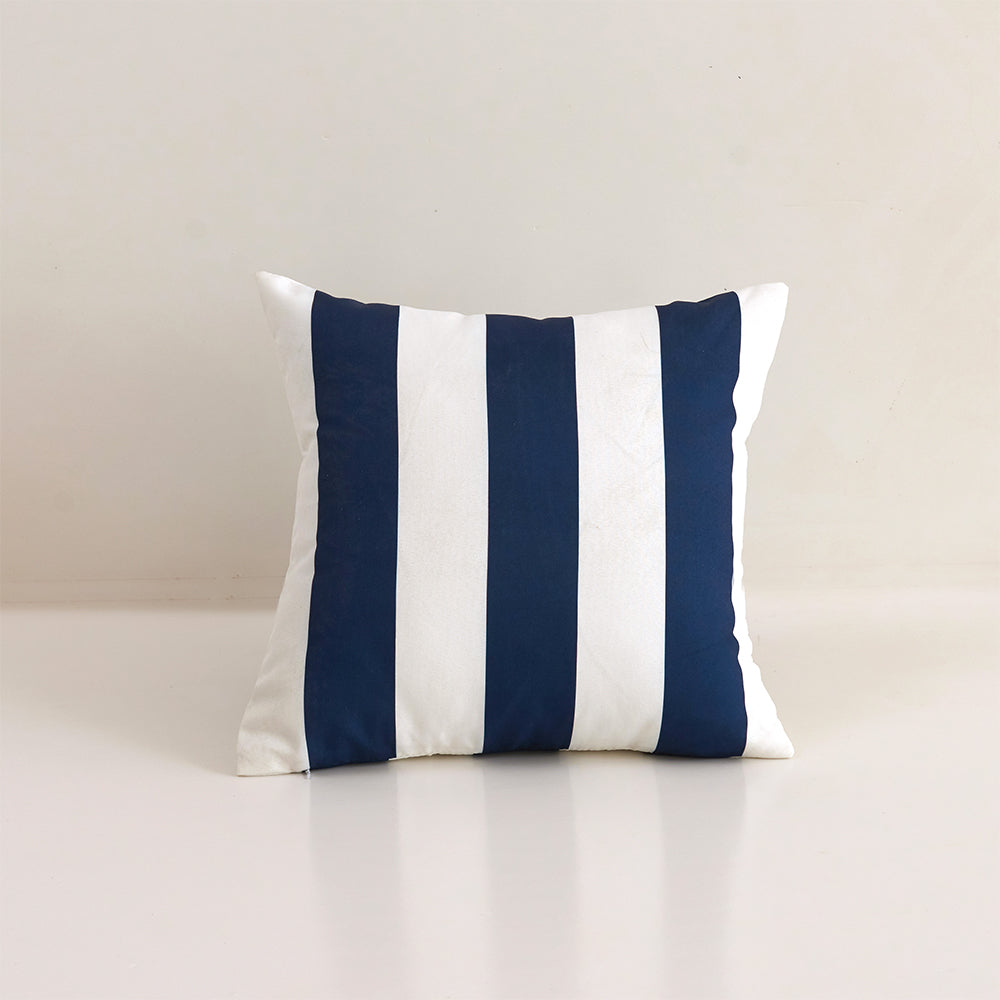 Waterproof Outdoor Striped Throw Pillow with Insert