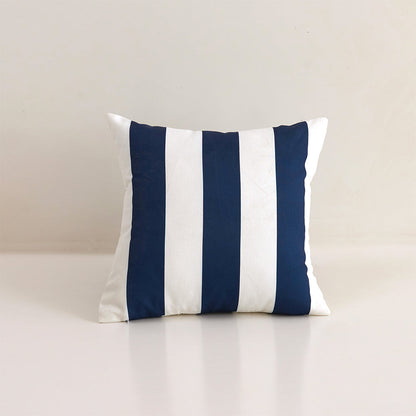 Waterproof Outdoor Striped Throw Pillow with Insert