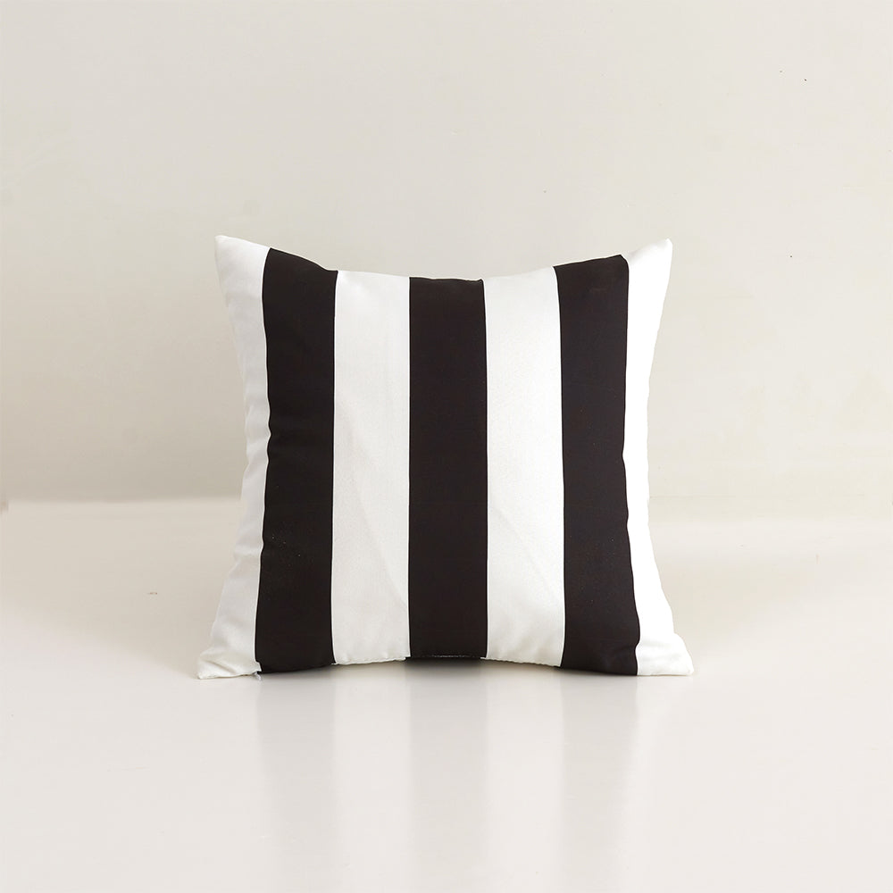 Waterproof Outdoor Striped Throw Pillow with Insert